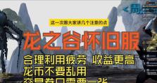 龙之谷技能培养攻略技巧大揭秘！（打造绝世强者的秘诀，提升实力快人一步！）