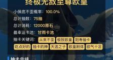 原神抽卡攻略（深入解析原神抽卡机制，助你在游戏中更加高效地进行抽卡）
